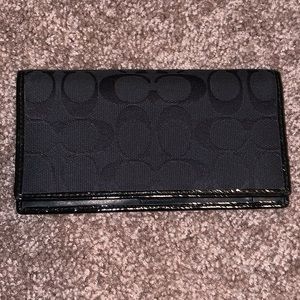 Coach Checkbook Cover